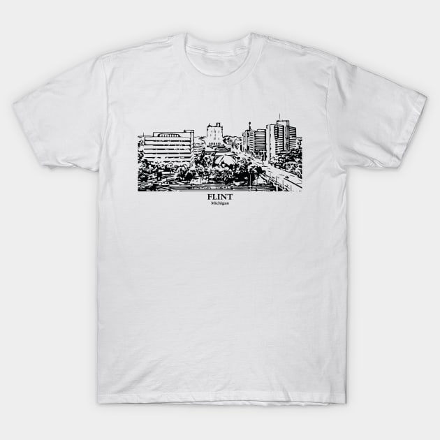 Flint - Michigan T-Shirt by Lakeric